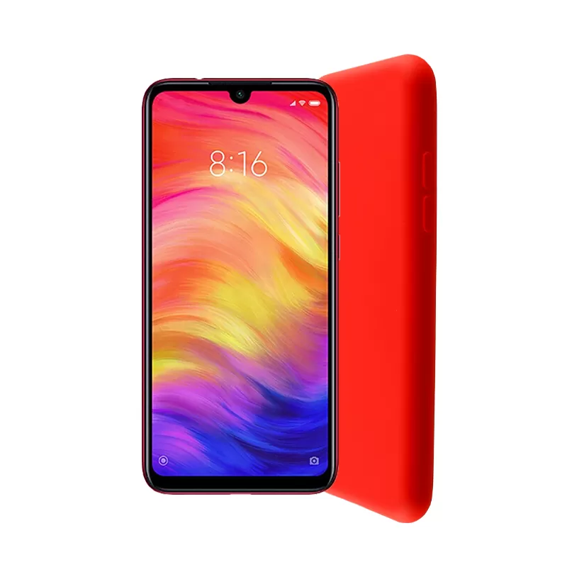 LIME VELVET TPU ΘΗΚΗ XIAOMI REDMI 7 6.26in 4 SIDE RED - Image 4