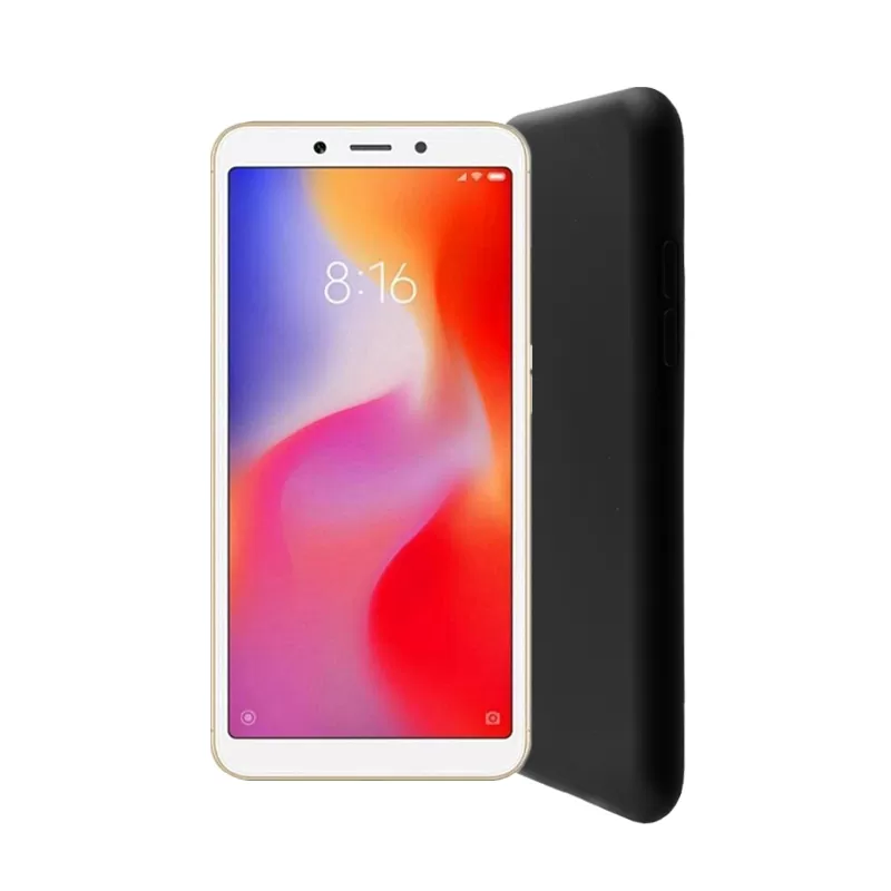LIME VELVET TPU ΘΗΚΗ XIAOMI REDMI 6A 5.45in 4 SIDE BLACK - Image 4