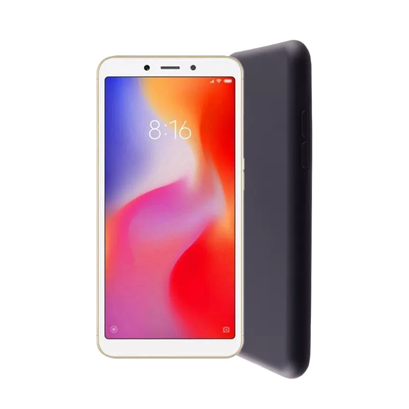 LIME VELVET TPU ΘΗΚΗ XIAOMI REDMI 6A 5.45in 4 SIDE BLUE - Image 4