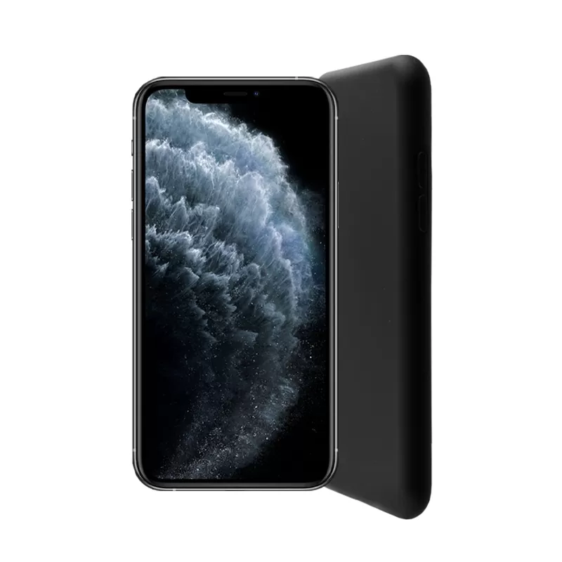 LIME VELVET TPU ΘΗΚΗ IPHONE 11 PRO 5.8in 4 SIDE BLACK - Image 4
