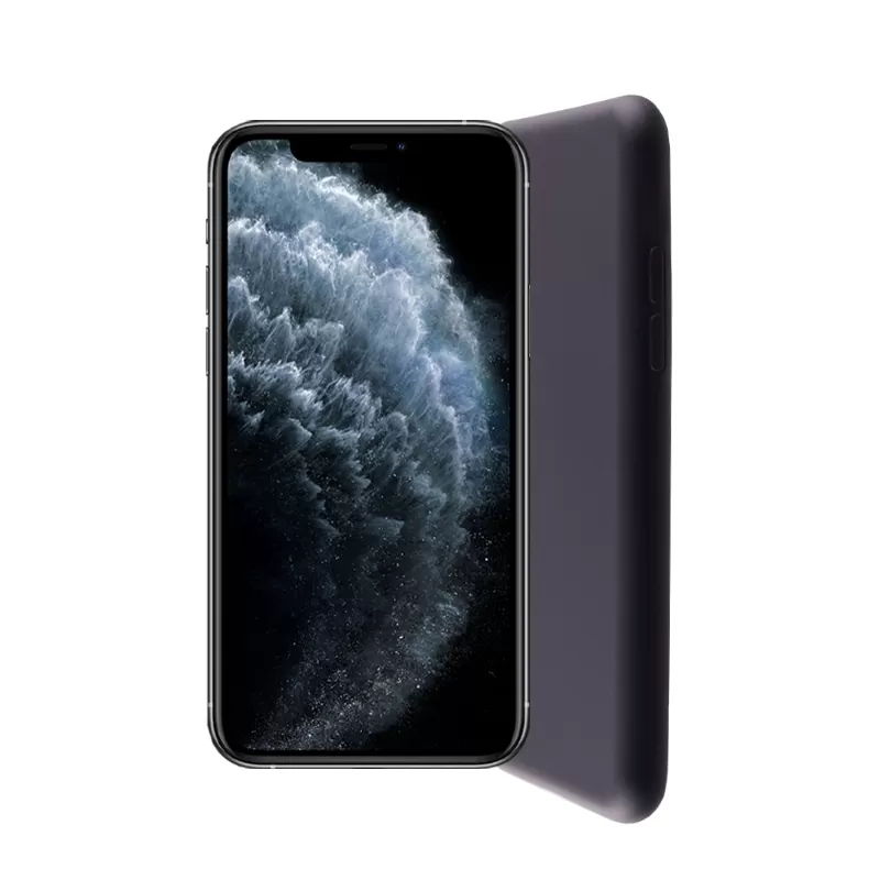 LIME VELVET TPU ΘΗΚΗ IPHONE 11 PRO 5.8in 4 SIDE BLUE - Image 4