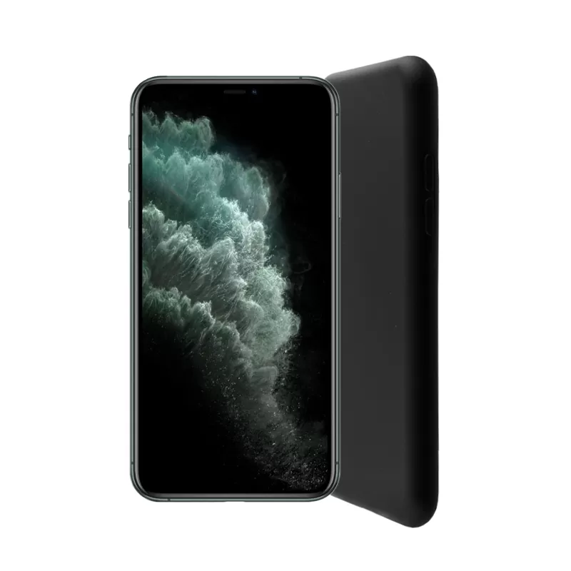 LIME VELVET TPU ΘΗΚΗ IPHONE 11 PRO MAX 6.5in 4 SIDE BLACK - Image 4