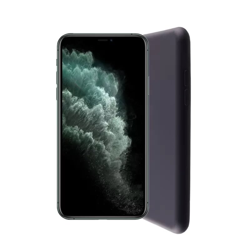 LIME VELVET TPU ΘΗΚΗ IPHONE 11 PRO MAX 6.5in 4 SIDE BLUE - Image 4