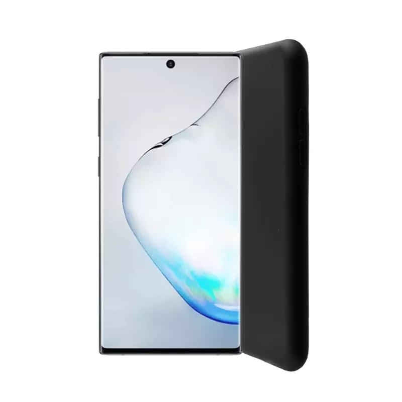LIME VELVET TPU ΘΗΚΗ SAMSUNG NOTE 10 PLUS N975F 6.8in 4 SIDE BLACK - Image 4