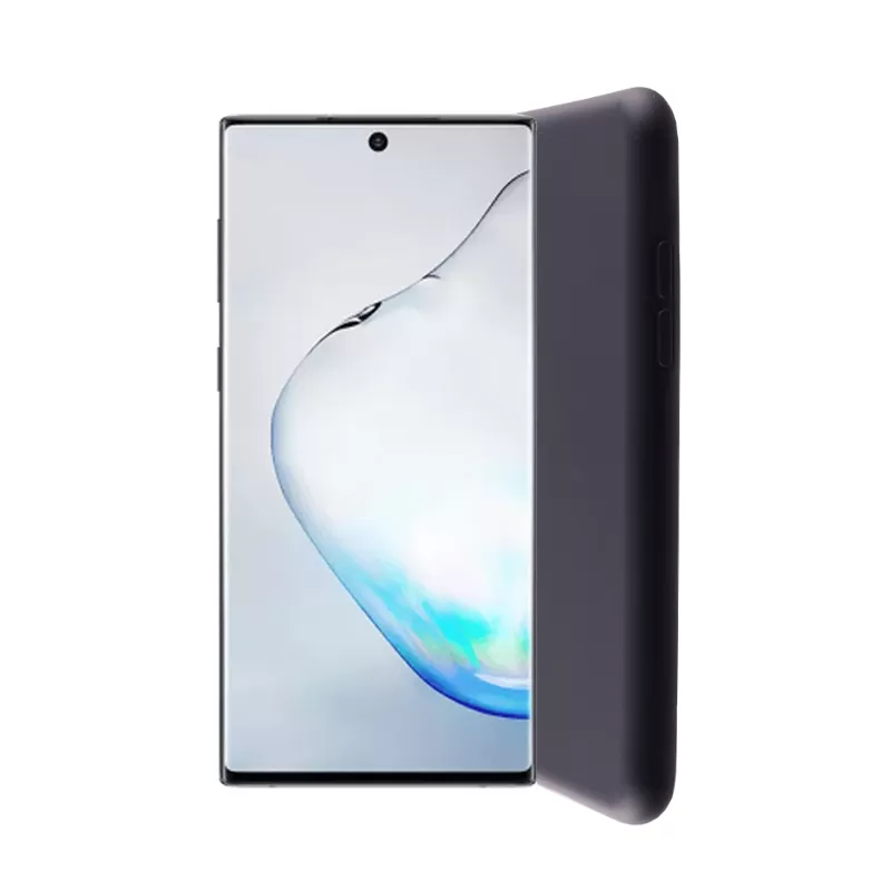 LIME VELVET TPU ΘΗΚΗ SAMSUNG NOTE 10 PLUS N975F 6.8in 4 SIDE BLUE - Image 4