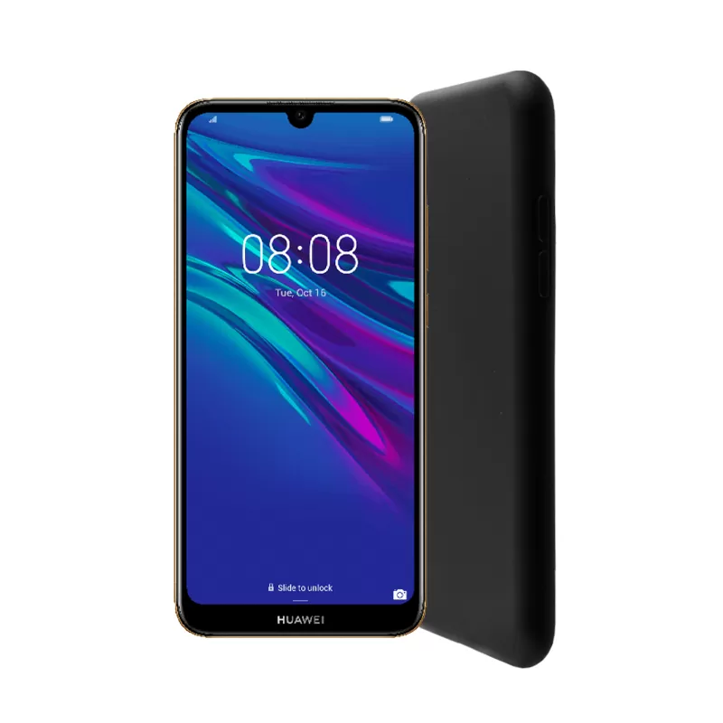 LIME VELVET TPU ΘΗΚΗ HUAWEI Y6 2019/Y6 PRO 2019 6.09in 4 SIDE BLACK - Image 4