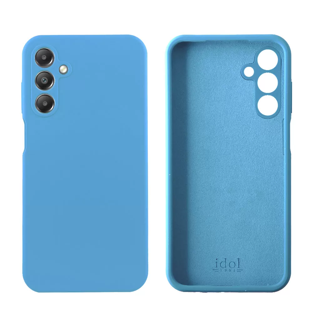 IDOL 1991 VELVET ELITE TPU ΘΗΚΗ SAMSUNG A55 5G A556 6.6in  4 SIDE FULL CAMERA PROTECTION WINTER BLUE
