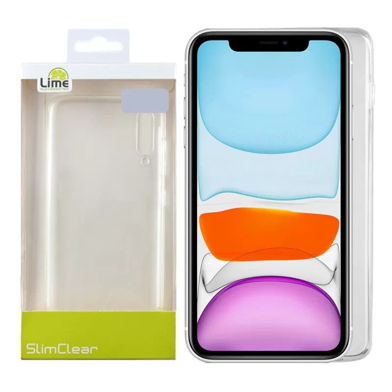 LIME SLIMCLEAR TPU ΘΗΚΗ IPHONE 11 6.1in CAMERA GUARD ΔΙΑΦΑΝΗ