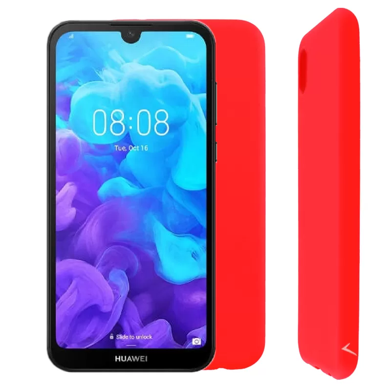 VOLTE-TEL SILICON TPU ΘΗΚΗ HUAWEI Y5 2019/HONOR 8S 5.71in  CAMERA GUARD RED