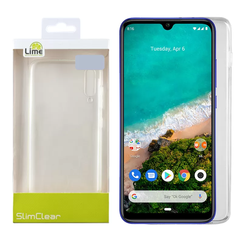 LIME SLIMCLEAR TPU ΘΗΚΗ XIAOMI MI A3 6.01in ΔΙΑΦΑΝΗ