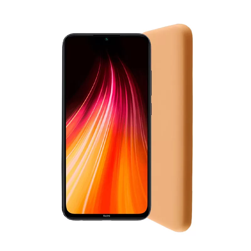LIME VELVET TPU ΘΗΚΗ XIAOMI REDMI NOTE 8 6.3in 4 SIDE PINK SAND - Image 4