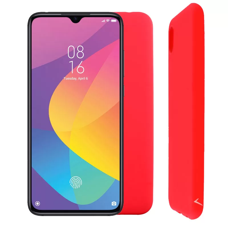 VOLTE-TEL SILICON TPU ΘΗΚΗ XIAOMI MI 9 LITE/MI CC9 6.39in  CAMERA GUARD RED