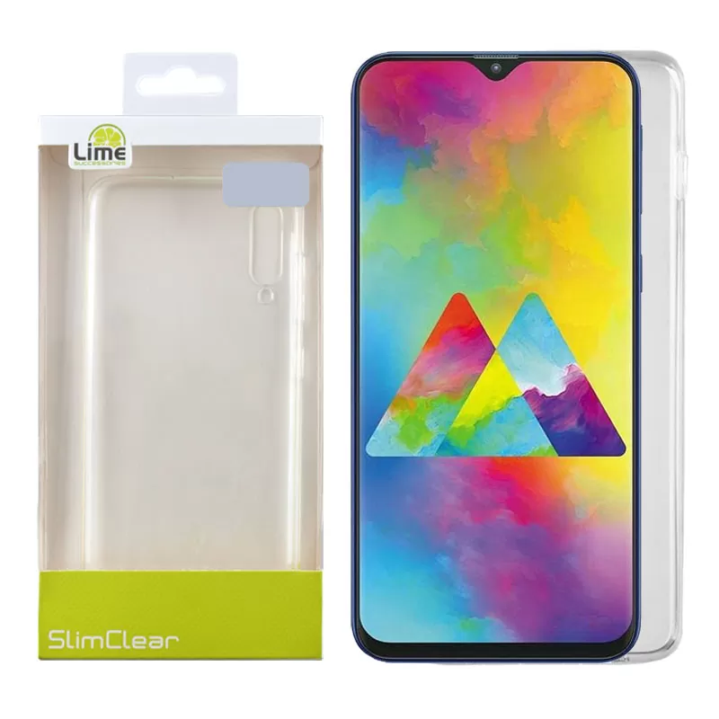 LIME SLIMCLEAR TPU ΘΗΚΗ SAMSUNG M20 M205 6.3in ΔΙΑΦΑΝΗ