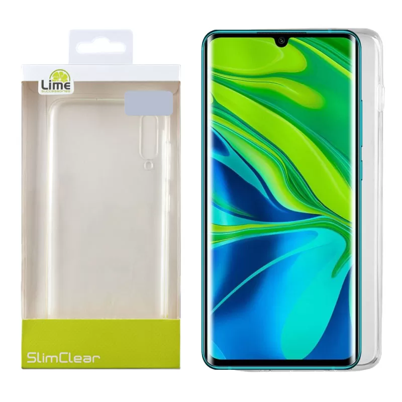 LIME SLIMCLEAR TPU ΘΗΚΗ XIAOMI MI NOTE 10/MI NOTE 10 PRO 6.47in ΔΙΑΦΑΝΗ