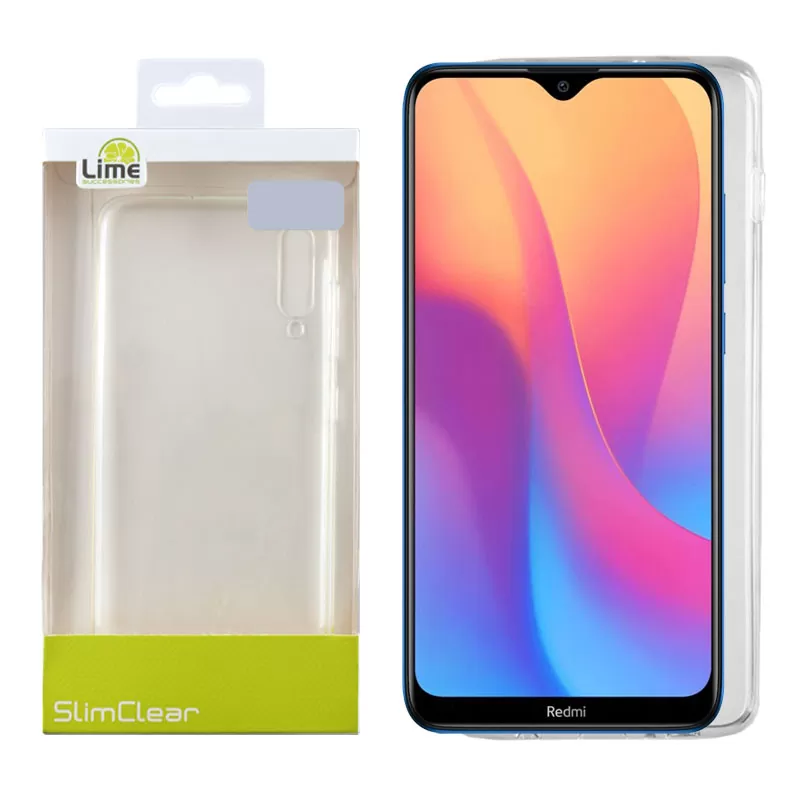 LIME SLIMCLEAR TPU ΘΗΚΗ XIAOMI REDMI 8A 6.22in CAMERA GUARD ΔΙΑΦΑΝΗ