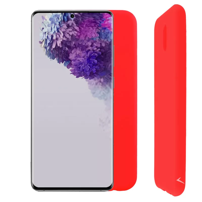 VOLTE-TEL SILICON TPU ΘΗΚΗ SAMSUNG S20 PLUS G985 6.7in  CAMERA GUARD RED