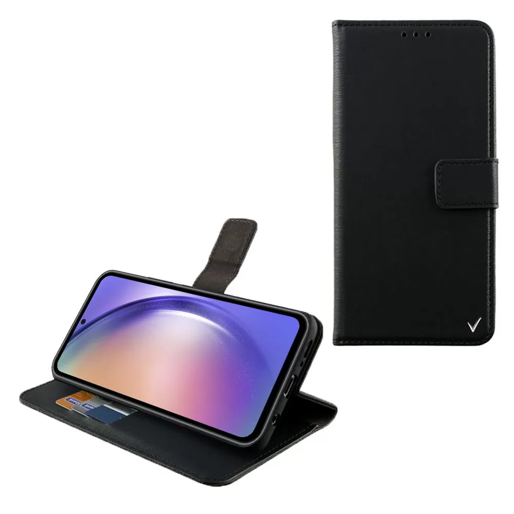 VOLTE-TEL ALLURE ΘΗΚΗ SAMSUNG A55 5G A556 6.6in  MAGNET BOOK STAND CLIP BLACK