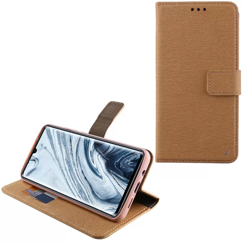 VOLTE-TEL ALLURE ΘΗΚΗ XIAOMI MI NOTE 10/MI NOTE 10 PRO 6.47in  MAGNET BOOK STAND CLIP GOLD