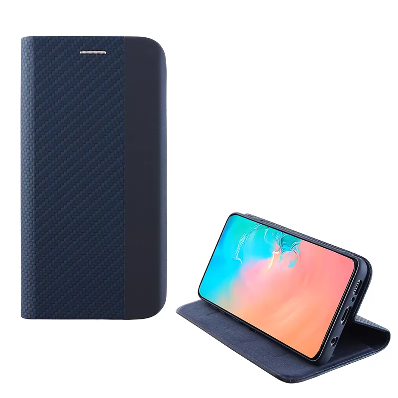 IDOL 1991 ELITE ΘΗΚΗ SAMSUNG S10 G973 6.1in  ANTI-RFID BOOK STAND BLUE