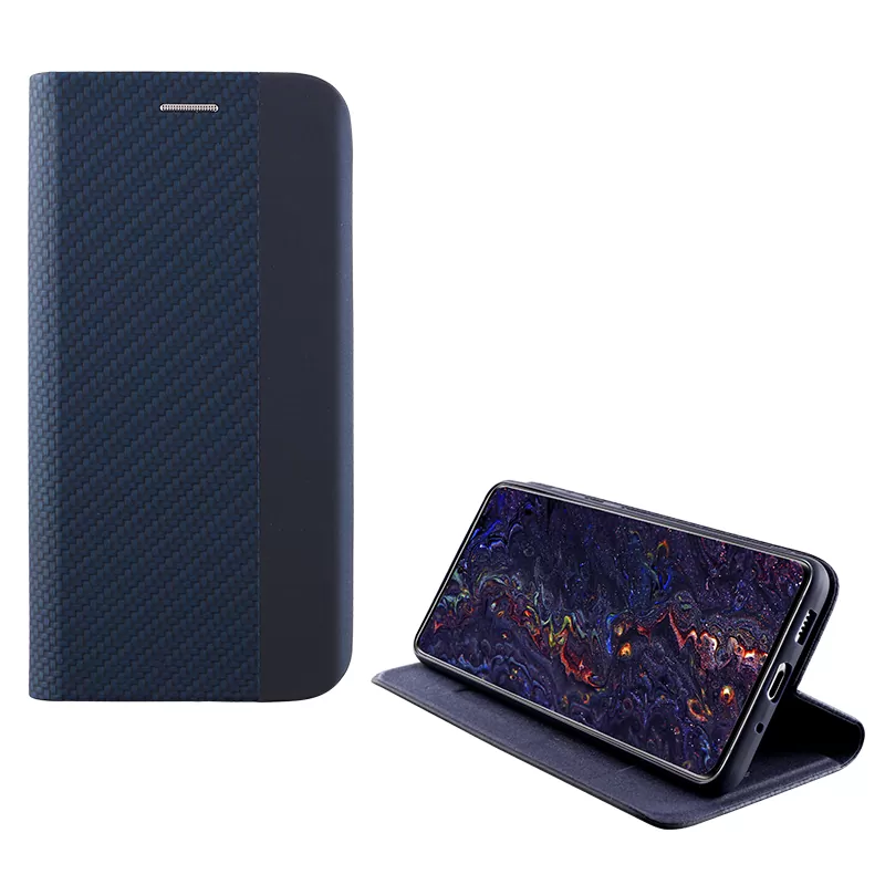 IDOL 1991 ELITE ΘΗΚΗ SAMSUNG S20 PLUS G985 6.7in  ANTI-RFID BOOK STAND BLUE