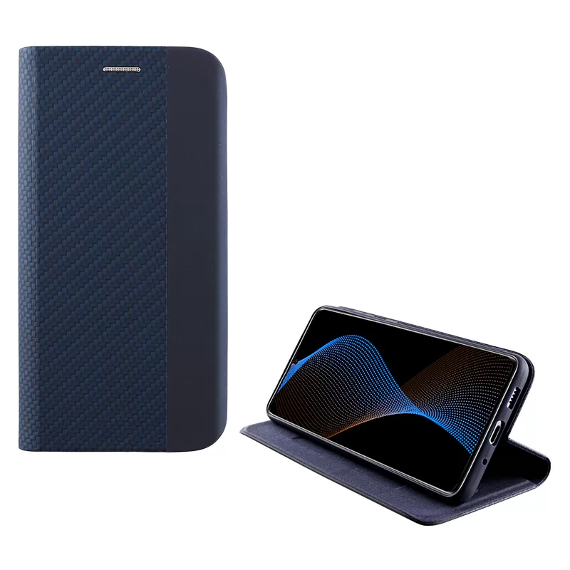 IDOL 1991 ELITE ΘΗΚΗ SAMSUNG S20 ULTRA G988 6.9in  ANTI-RFID BOOK STAND BLUE