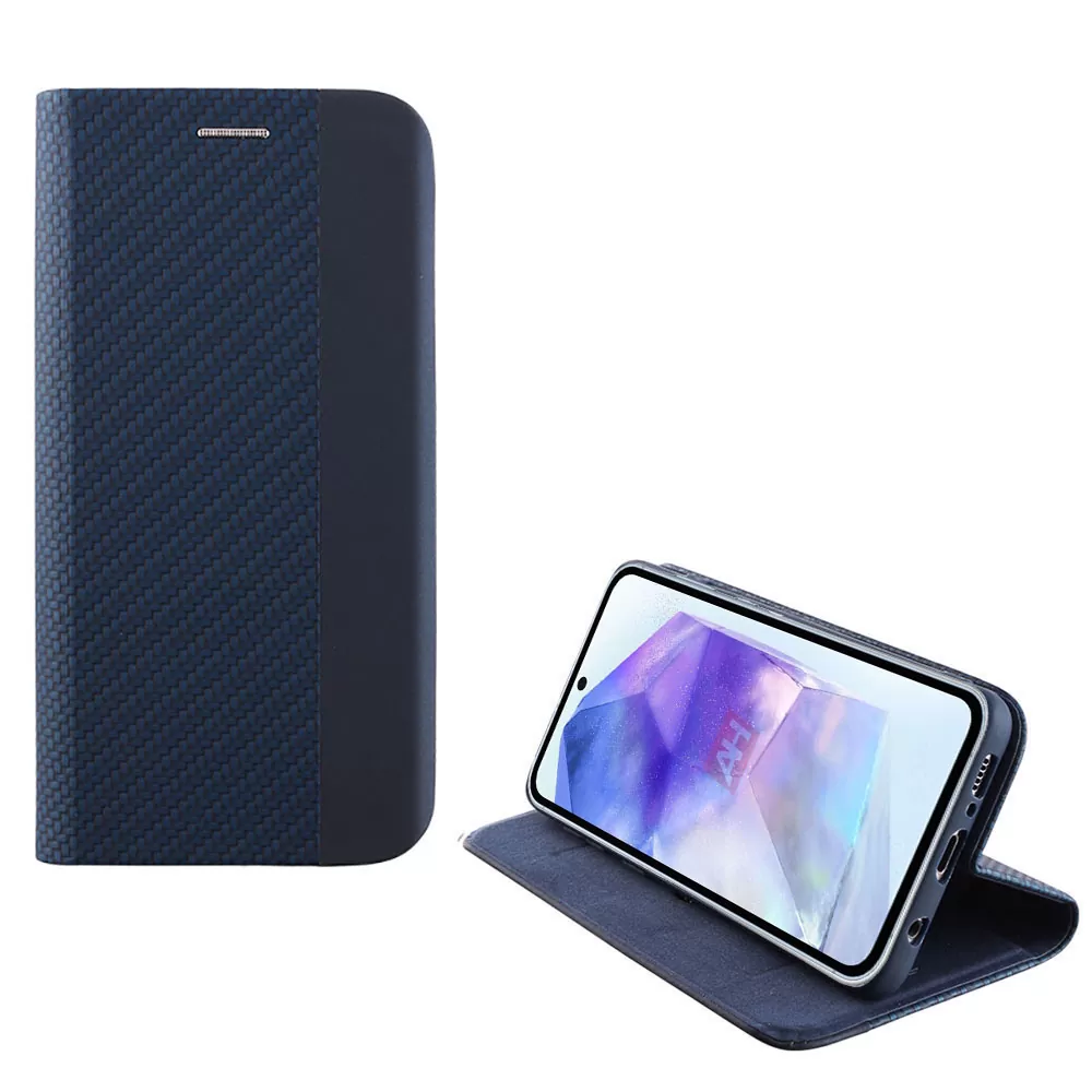 IDOL 1991 ELITE ΘΗΚΗ SAMSUNG A55 5G A556 6.6in ANTI-RFID BOOK STAND BLUE