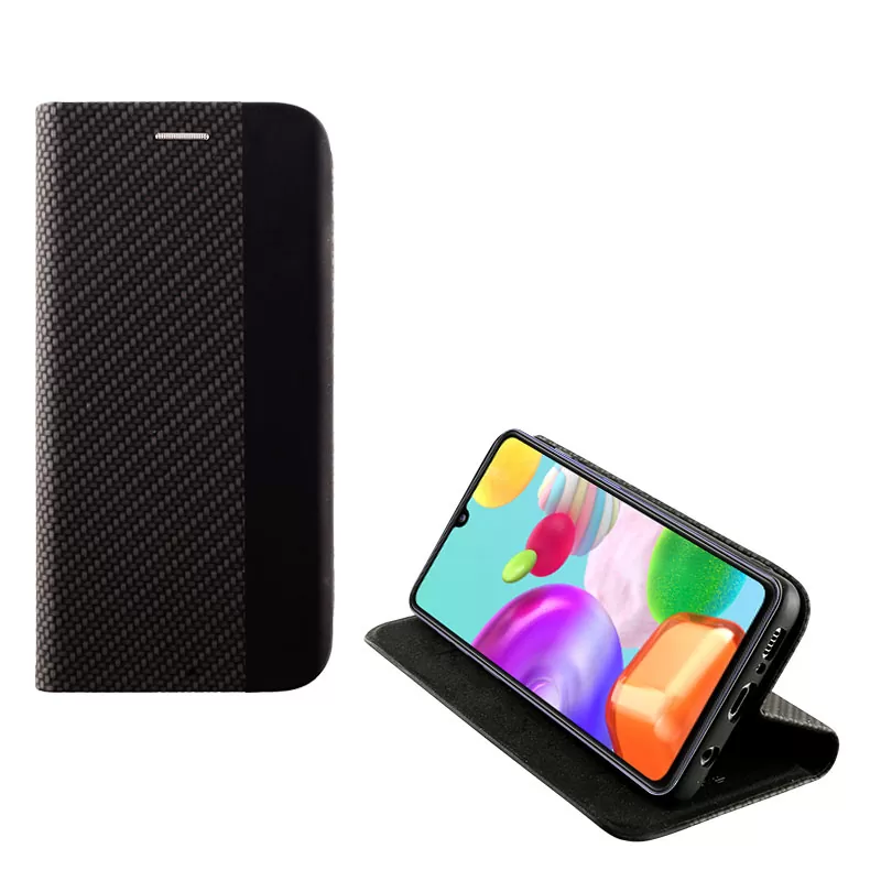 IDOL 1991 ELITE ΘΗΚΗ SAMSUNG A41 A415 6.1in  ANTI-RFID BOOK STAND BLACK