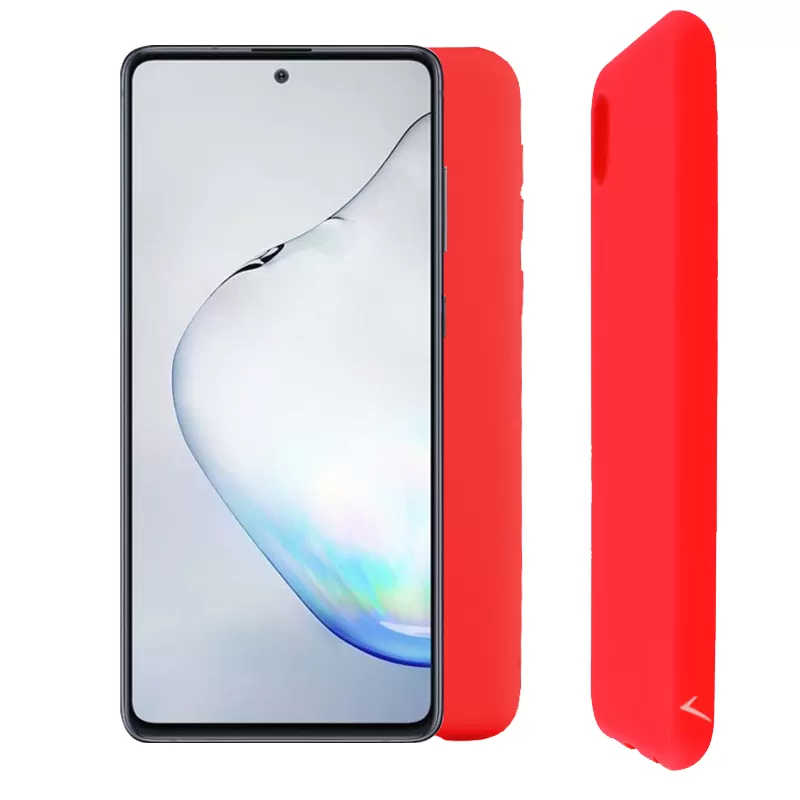 VOLTE-TEL SILICON TPU ΘΗΚΗ SAMSUNG NOTE 10 LITE N770 6.7in  CAMERA GUARD RED
