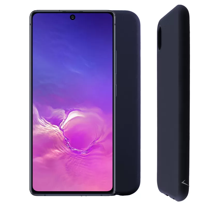 VOLTE-TEL SILICON TPU ΘΗΚΗ SAMSUNG S10 LITE G770 6.7in  CAMERA GUARD BLUE