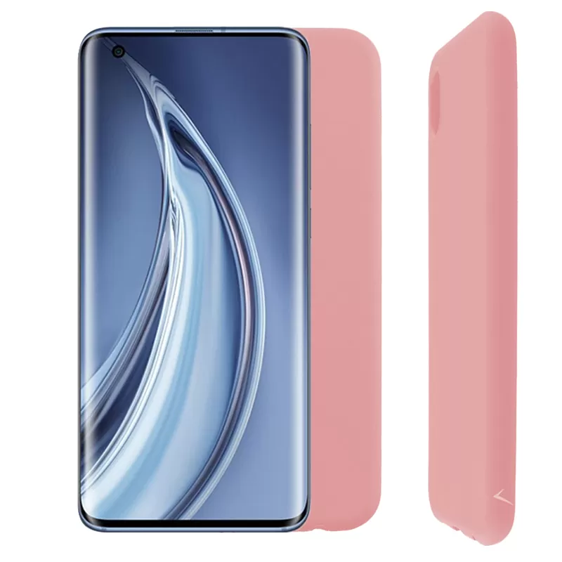 VOLTE-TEL SILICON TPU ΘΗΚΗ XIAOMI MI 10 5G 6.67in  CAMERA GUARD PINK