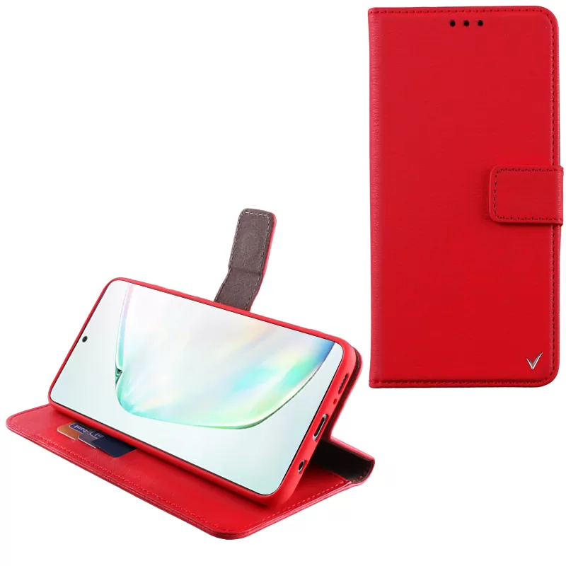 VOLTE-TEL ALLURE ΘΗΚΗ SAMSUNG NOTE 10 LITE N770 6.7in  MAGNET BOOK STAND CLIP RED