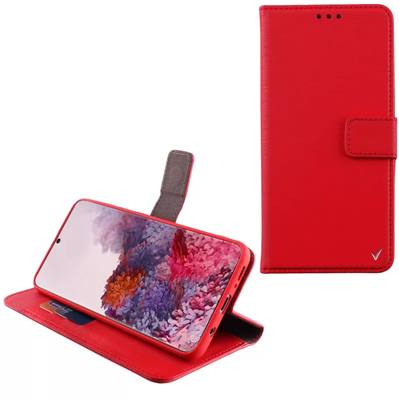 VOLTE-TEL ALLURE ΘΗΚΗ SAMSUNG S20 G980 6.2in  MAGNET BOOK STAND CLIP RED