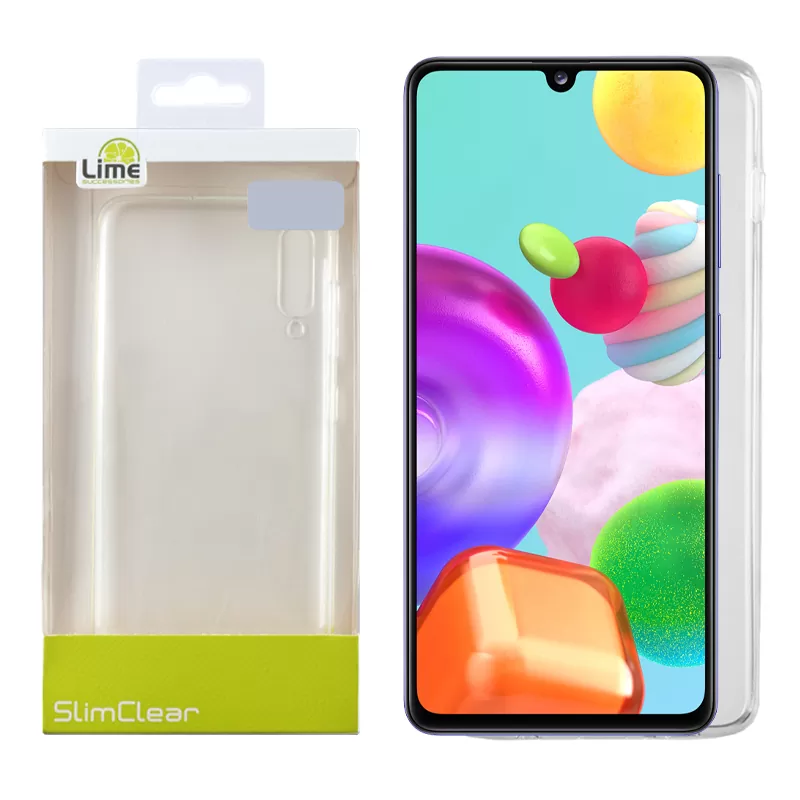 LIME SLIMCLEAR TPU ΘΗΚΗ SAMSUNG A41 A415 6.1in CAMERA GUARD ΔΙΑΦΑΝΗ