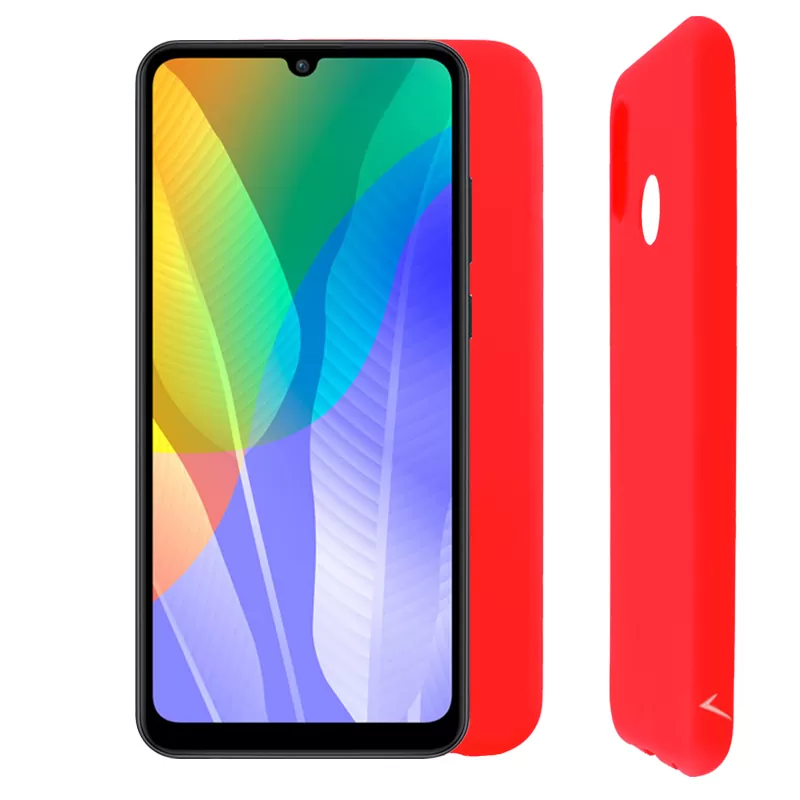 VOLTE-TEL SILICON TPU ΘΗΚΗ HUAWEI Y6P 6.3in  CAMERA GUARD RED