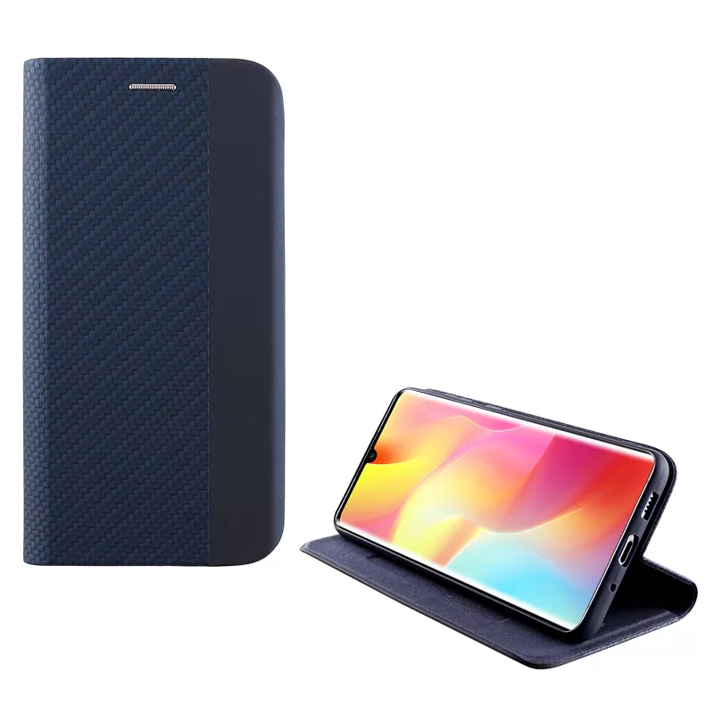 IDOL 1991 ELITE ΘΗΚΗ XIAOMI MI NOTE 10 LITE 6.47in  ANTI-RFID BOOK STAND BLUE