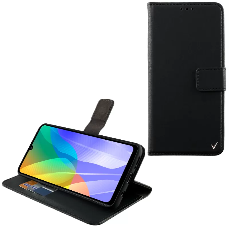 VOLTE-TEL ALLURE ΘΗΚΗ HUAWEI Y6P 6.3in  MAGNET BOOK STAND CLIP BLACK