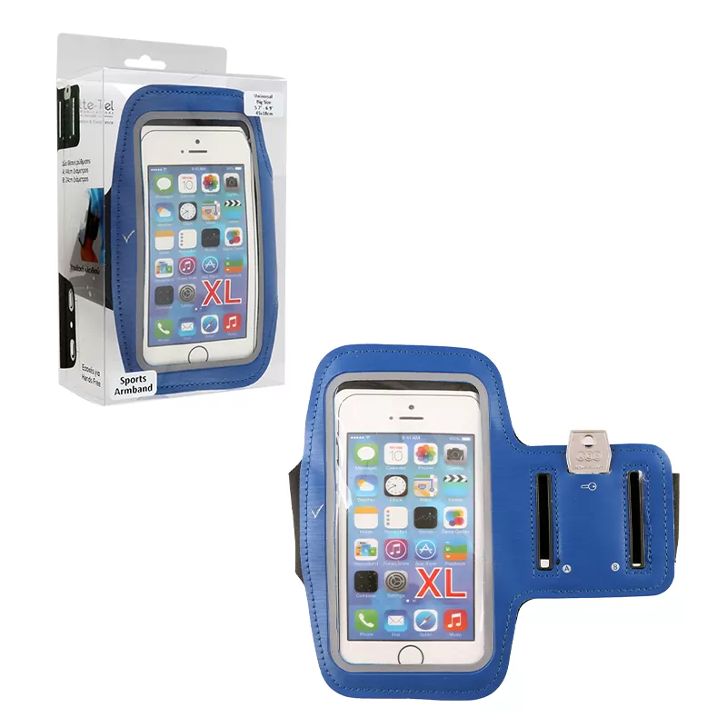 VOLTE-TEL SPORTS ARMBAND LUMINUS ΘΗΚΗ UNIVERSAL BIG SIZE 5.7in-6.9in 45x18cm BLUE