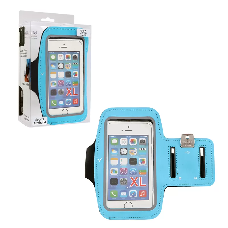 VOLTE-TEL SPORTS ARMBAND LUMINUS ΘΗΚΗ UNIVERSAL BIG SIZE 5.7in-6.9in 45x18cm LIGHT BLUE