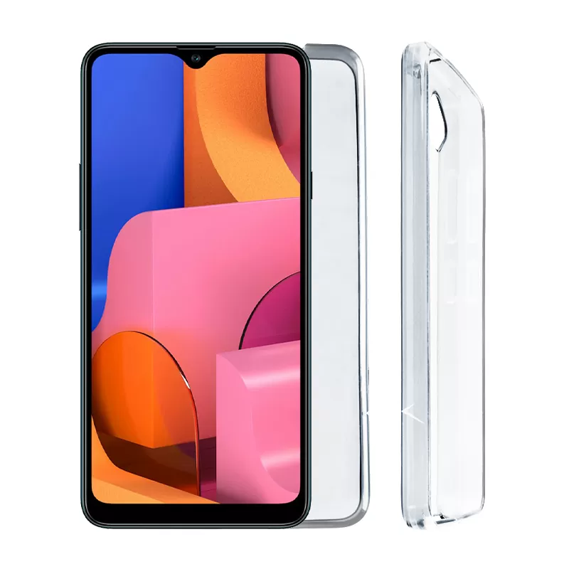 VOLTE-TEL SLIMCOLOR AIR TPU ΘΗΚΗ SAMSUNG A20s A207 6.5in CAMERA GUARD ΔΙΑΦΑΝΗ