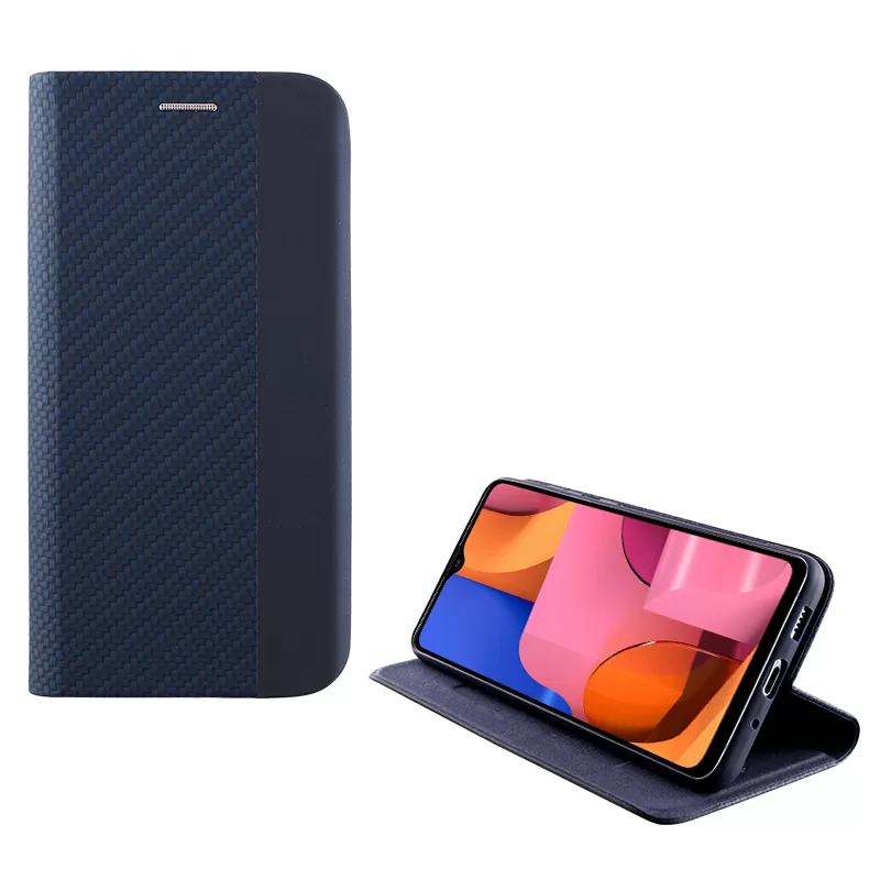 IDOL 1991 ELITE ΘΗΚΗ SAMSUNG A20s A207 6.5in  ANTI-RFID BOOK STAND BLUE
