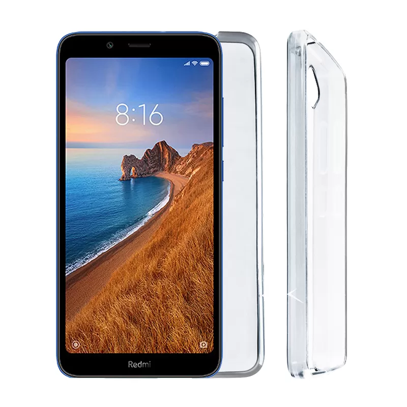 VOLTE-TEL SLIMCOLOR AIR ΘΗΚΗ XIAOMI REDMI 7A 5.45in CAMERA GUARD ΔΙΑΦΑΝΗ