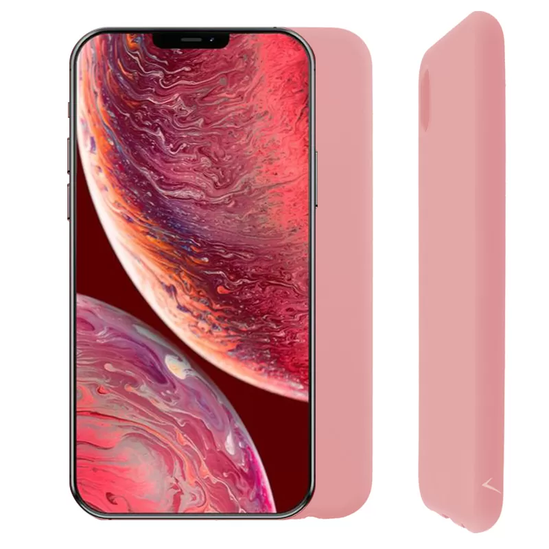 VOLTE-TEL SILICON TPU ΘΗΚΗ IPHONE 12 PRO MAX 6.7in  CAMERA GUARD PINK