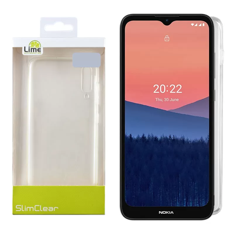 LIME SLIMCLEAR TPU ΘΗΚΗ NOKIA C21 6.52in CAMERA GUARD ΔΙΑΦΑΝΗ