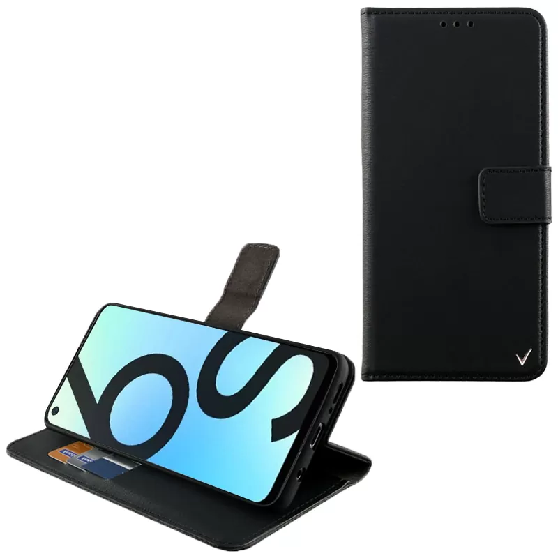 VOLTE-TEL ALLURE ΘΗΚΗ REALME 6S/6 6.5in  MAGNET BOOK STAND CLIP BLACK