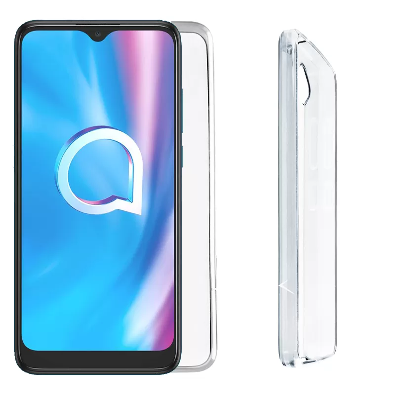 VOLTE-TEL SLIMCOLOR AIR TPU ΘΗΚΗ ALCATEL 1SE 2020 5030D/5030F/5030U 6.22in CAMERA GUARD ΔΙΑΦΑΝΗ