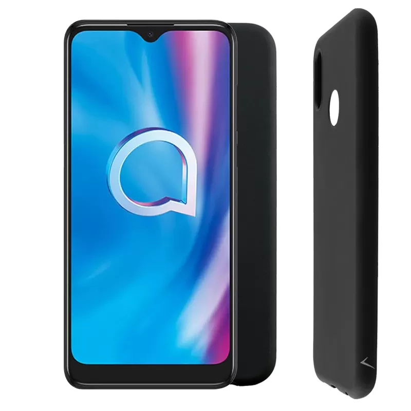 VOLTE-TEL SILICON TPU ΘΗΚΗ ALCATEL 1SE 2020 5030D/5030F/5030U 6.22in  CAMERA GUARD BLACK