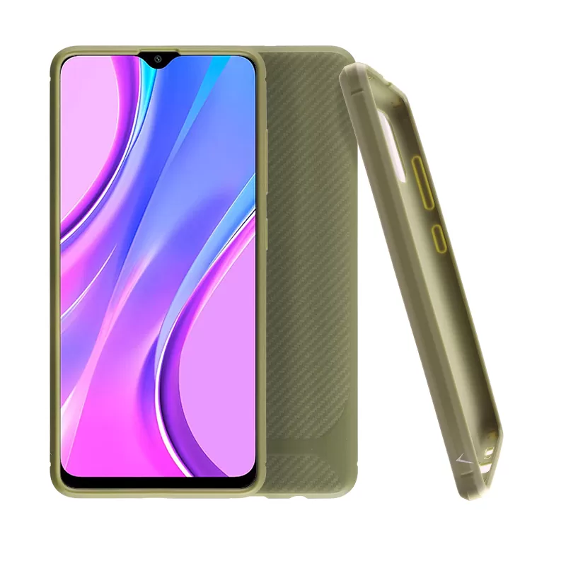 VOLTE-TEL CARBON RUGGED ΘΗΚΗ XIAOMI REDMI 9 6.53in  CAMERA PROTECTIVE ARMY GREEN