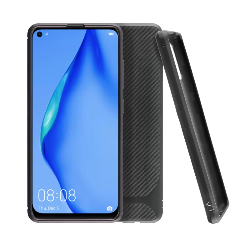 VOLTE-TEL CARBON RUGGED ΘΗΚΗ HUAWEI P40 LITE 6.4in  CAMERA PROTECTIVE BLACK