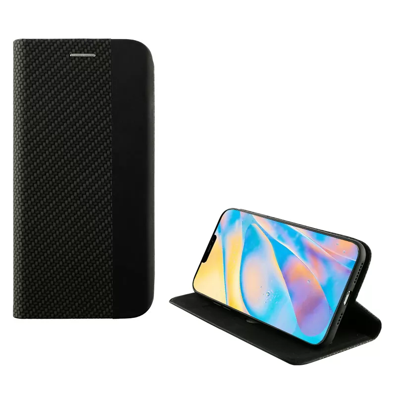 IDOL 1991 ELITE ΘΗΚΗ IPHONE 12 MINI 5.4in  ANTI-RFID BOOK STAND BLACK