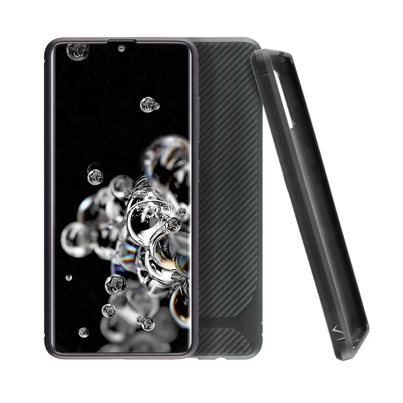VOLTE-TEL CARBON RUGGED ΘΗΚΗ SAMSUNG S20 ULTRA G988 6.9in  CAMERA PROTECTIVE BLACK